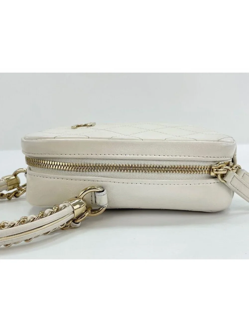 Chanel Handbag Calfskin 2-Way Quilted